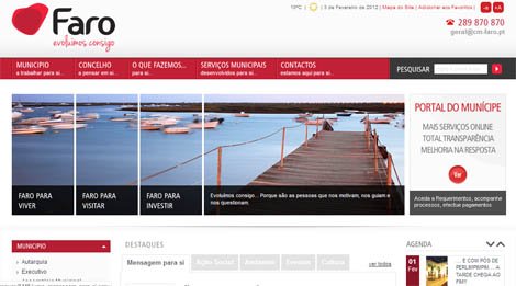 Sul Informação - Interagir com a Câmara de Faro passou a ser uma questão de Internet