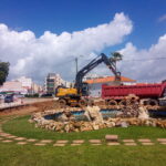 Sul Informação - Obras da nova rotunda da FATACIL já começaram, por isso é preciso atenção redobrada na EN125 [fotos]