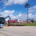 Sul Informação - Obras da nova rotunda da FATACIL já começaram, por isso é preciso atenção redobrada na EN125 [fotos]