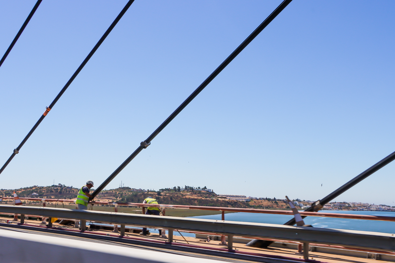 Sul Informação - Já estão concluídas as obras da Ponte Internacional sobre o rio Guadiana