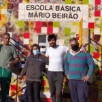 Sul Informação - Alunos de Escola de Beja inauguram painel de azulejos que eles próprios fizeram
