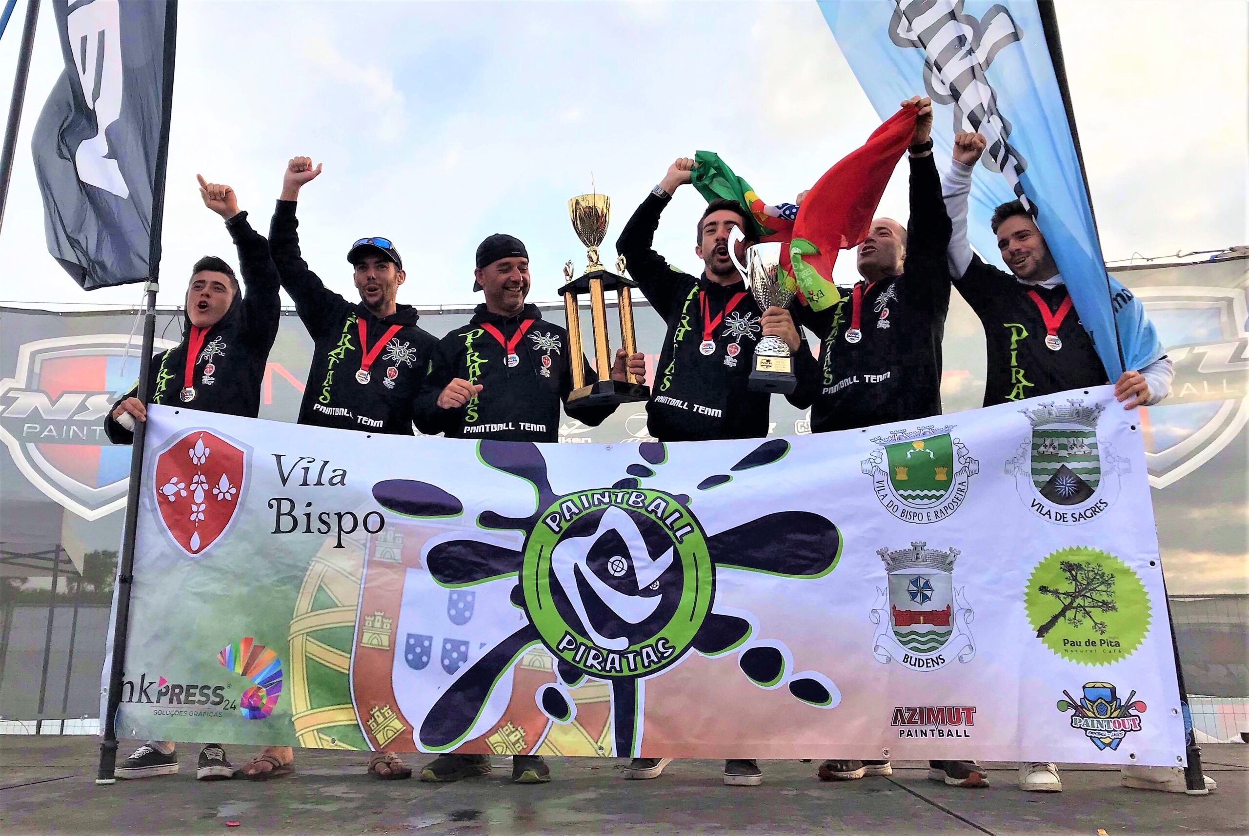 Sul Informação - Piratas de Vila do Bispo sagram-se campeões da Europa de paintball