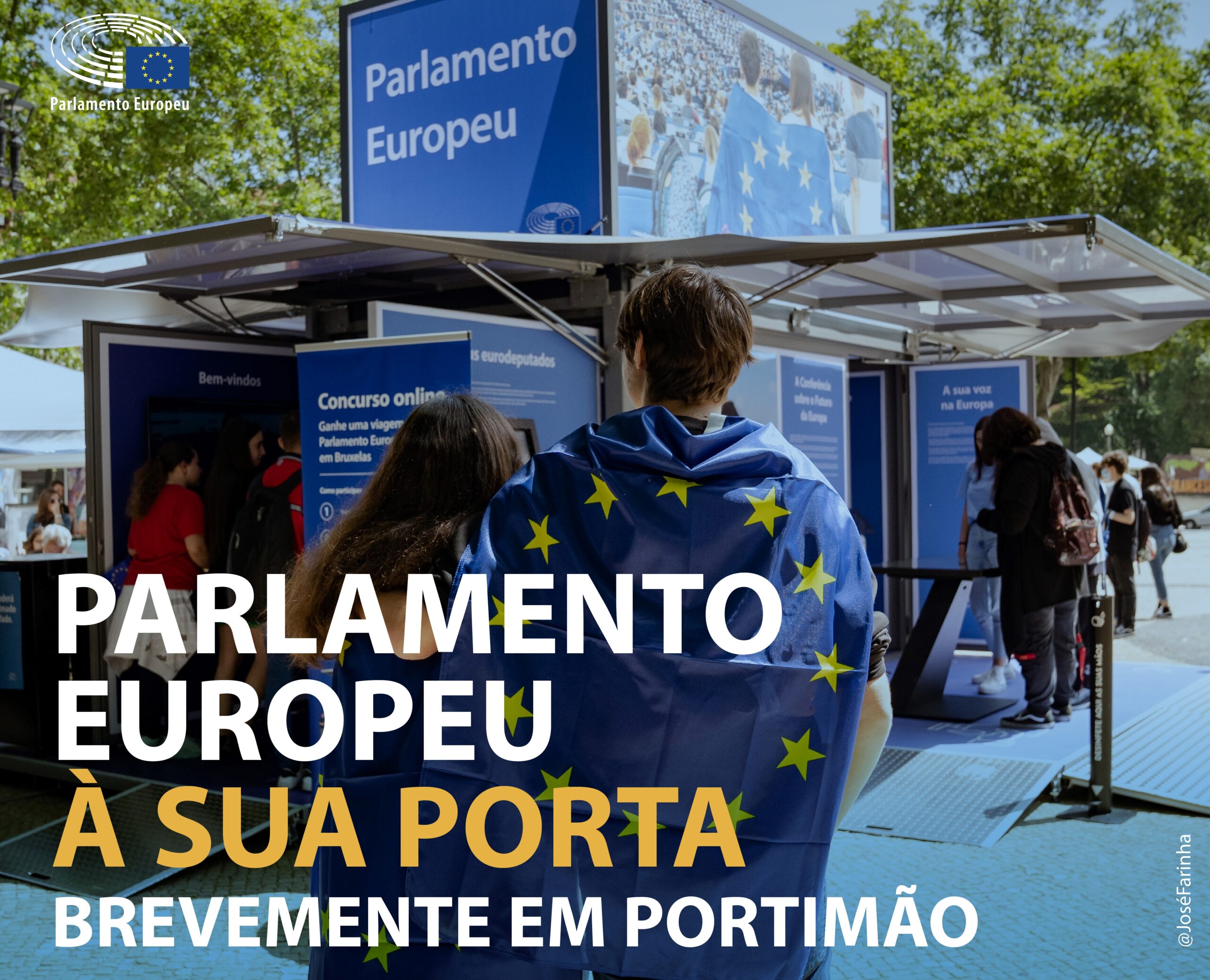 Sul Informação - Parlamento Europeu “estaciona” stand móvel na zona ribeirinha de Portimão