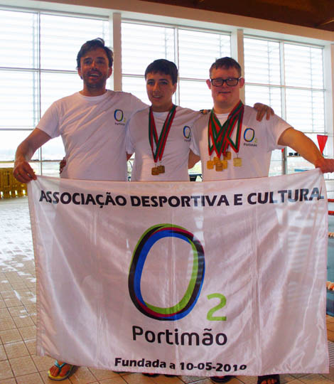 Sul Informação - O2-Portimão conquista 6 ouros e 2 bronzes no Campeonato Nacional de Natação Adaptada