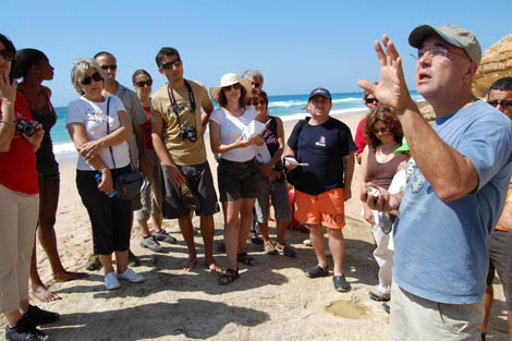 Sul Informação - Centro Ciência Viva de Lagos promove visita às pegadas de dinossauros da Salema
