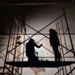 Sul Informação - Pinturas murais no edifício da antiga rodoviária de Évora são alvo de estudo