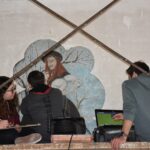Sul Informação - Pinturas murais no edifício da antiga rodoviária de Évora são alvo de estudo