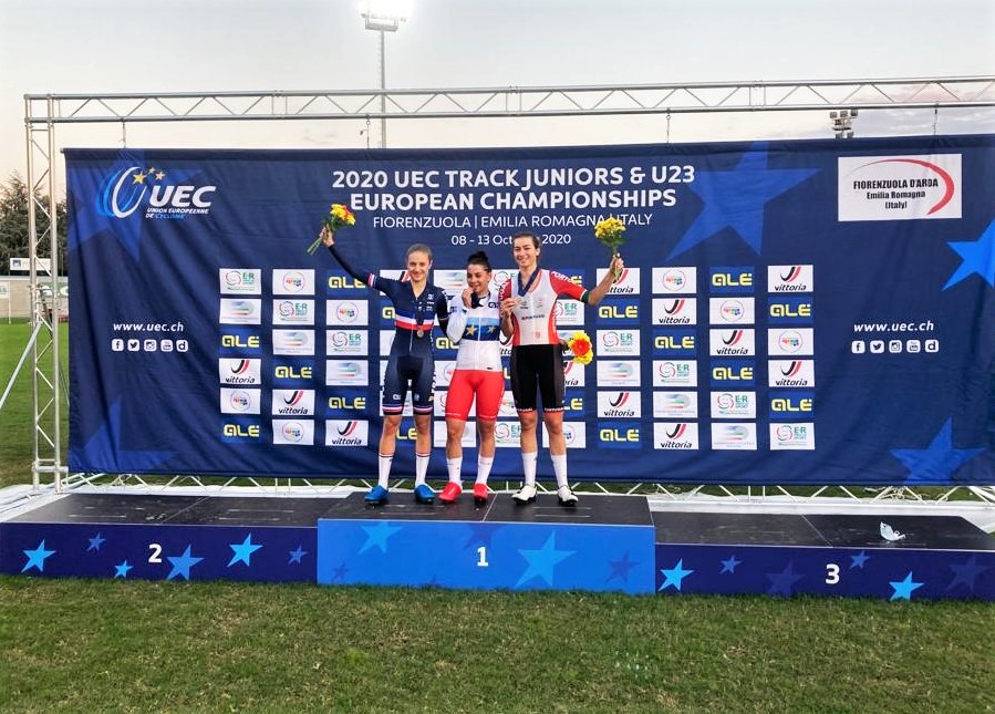 Sul Informação - Ciclista Daniela Campos vence bronze em mais uma prova dos Europeus de Pista
