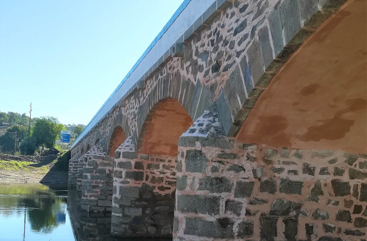 Sul Informação - Obras na Ponte do Rio Vascão em Almodôvar já estão concluídas