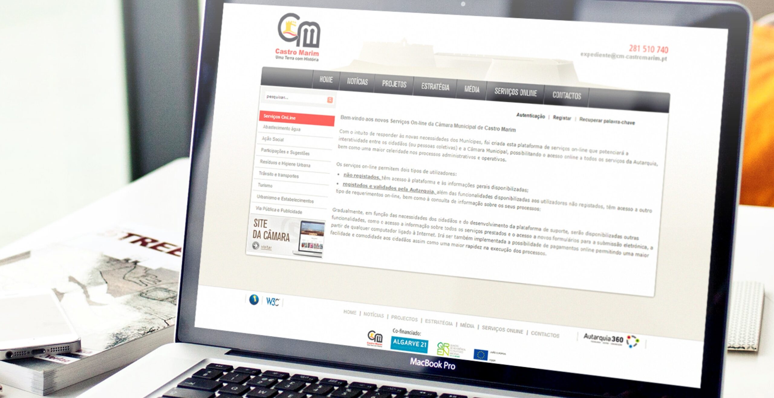Sul Informação - Portal Online é a nova aposta de Castro Marim para serviços municipais