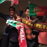 Sul Informação - Fotogaleria: Algarvios vibraram com passagem à final do Euro (e também houve festa no País de Gales)