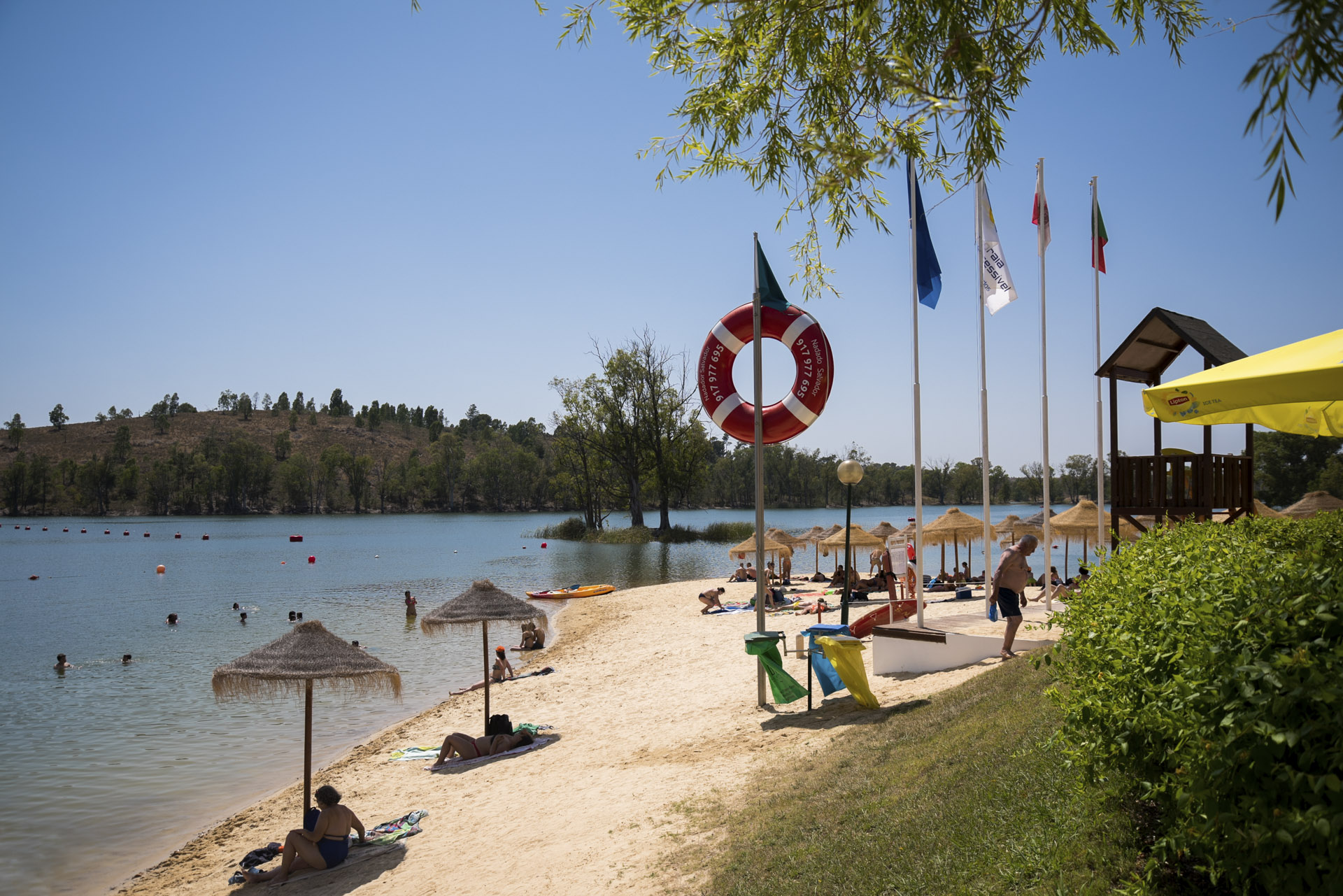 Sul Informação - Praia Fluvial da Albufeira da Tapada Grande recebe certificado pelos 5 anos com Bandeira Azul
