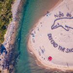 Sul Informação - Pessoas de 40 países formaram mensagem humana gigante na praia de Odeceixe contra exploração de petróleo