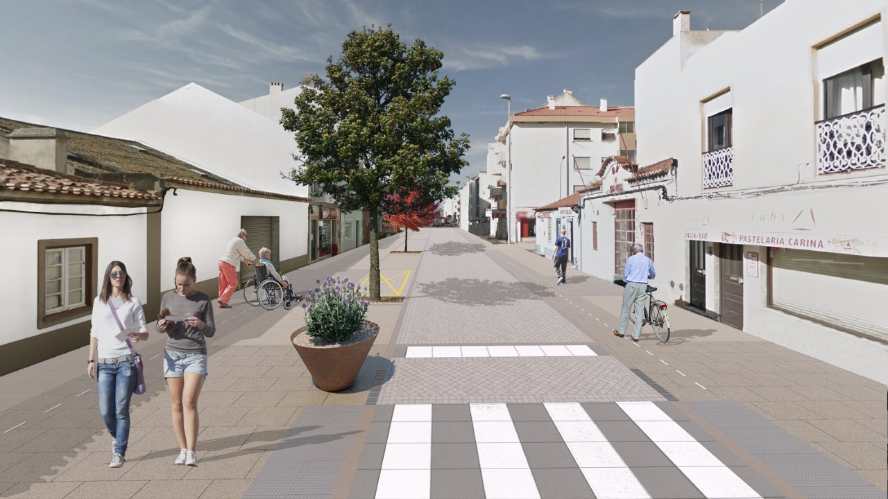 Sul Informação - Sines: Começou a obra de requalificação da rua Marquês de Pombal