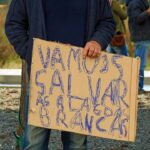 Sul Informação - Nem a chuva desmobilizou protesto contra o aterro de zona húmida em Lagoa
