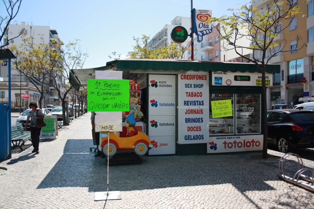 Quiosque Valério de Olhão prémio Euromilhões_3
