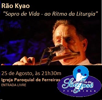 Sul Informação - Rão Kyao apresenta «Sopro de Vida – Ao Ritmo da Liturgia» na Igreja de Ferreiras