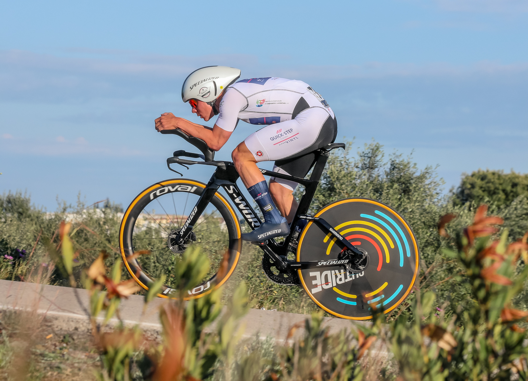 Sul Informação - Volta ao Algarve: Belga Evenepoel vence contrarrelógio e é o novo camisola amarela [com fotogaleria]