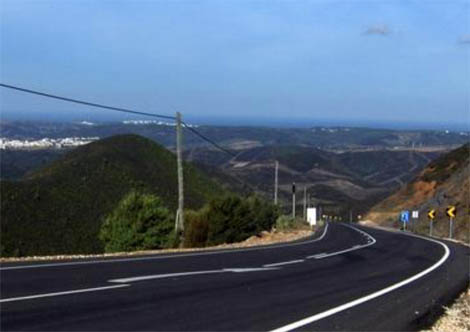 Sul Informação - Secretário de Estado das Obras Públicas inaugura repavimentação da estrada Aljezur/Marmelete