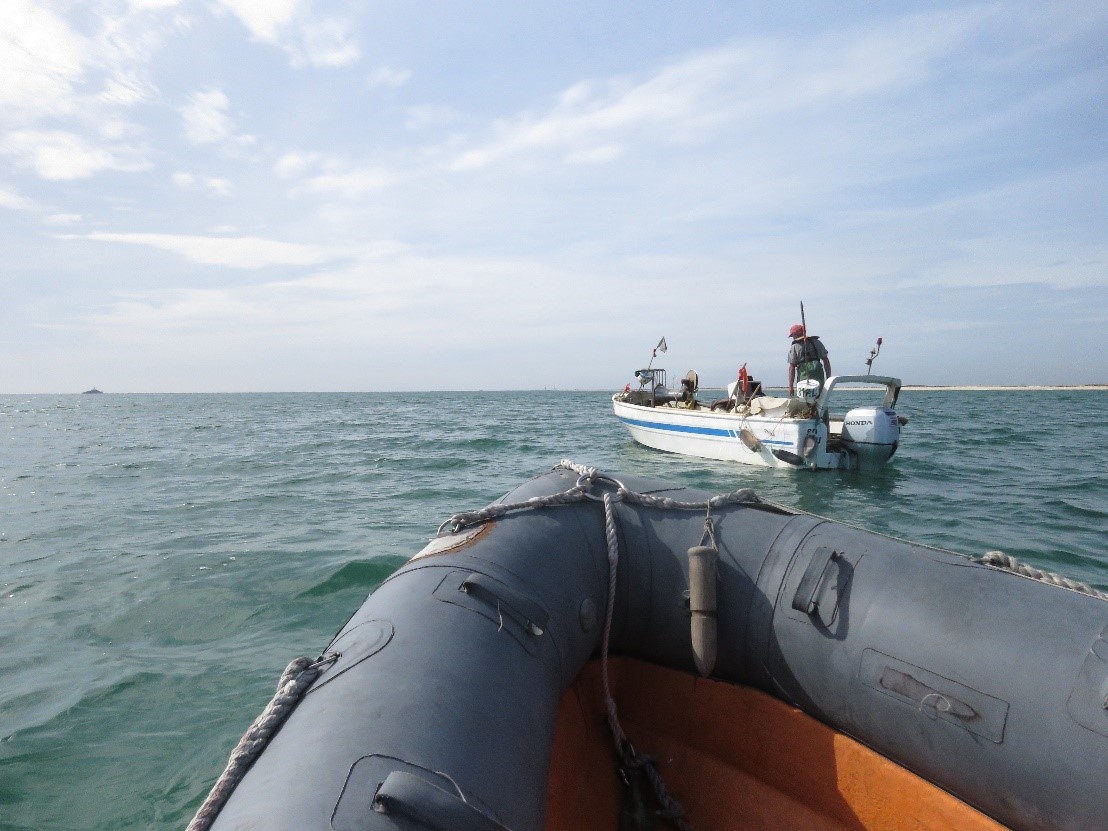 Sul Informação - Corveta da Marinha resgata barco à deriva ao largo de Olhão