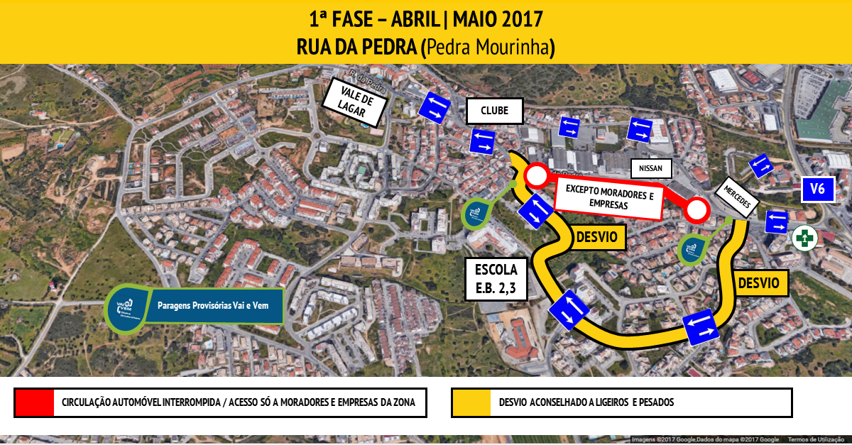 Sul Informação - Portimão: Obras fecham Rua da Pedra até Julho