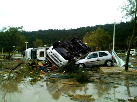 Sul Informação - Tornado: Dois feridos graves continuam internados