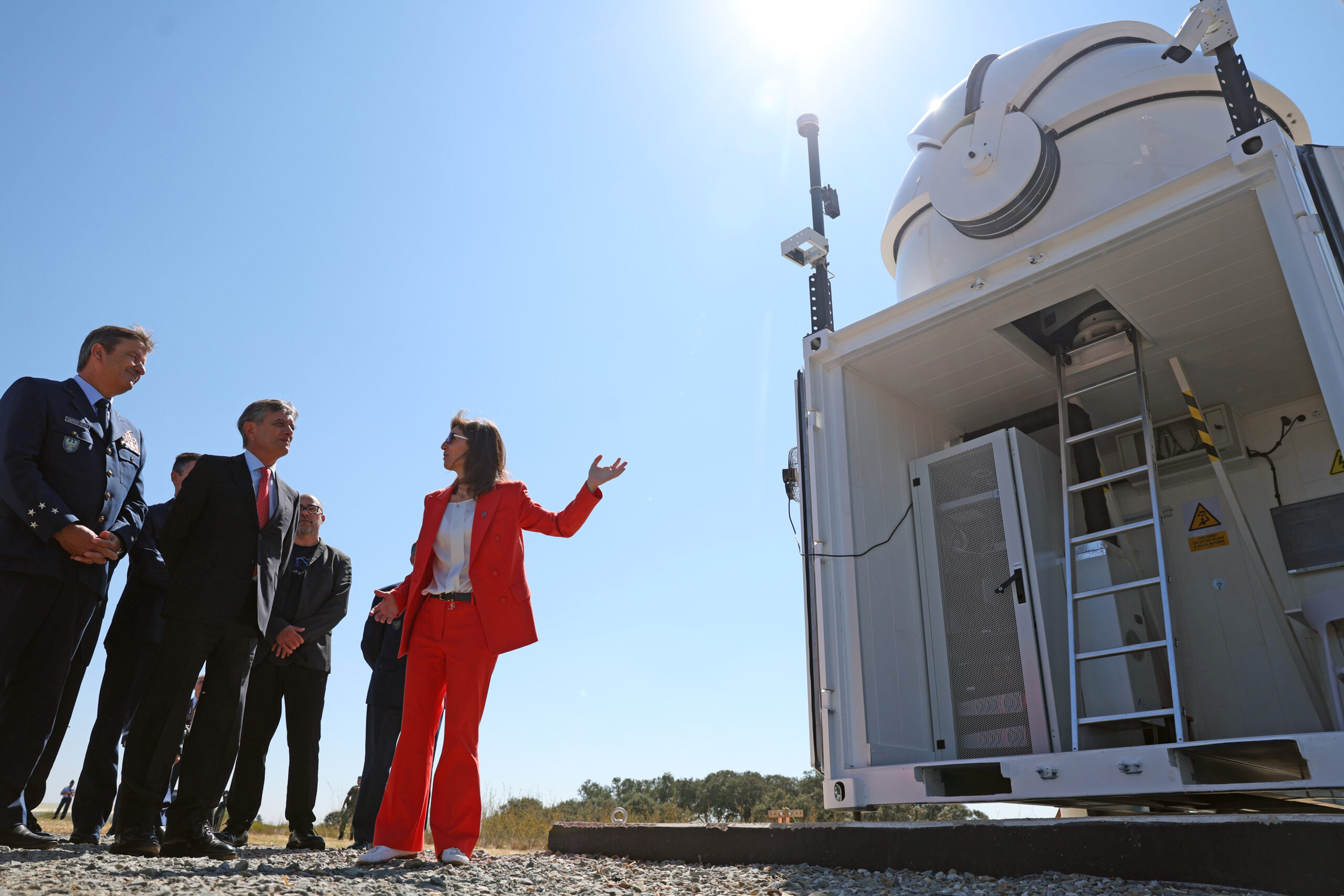 Sul Informação - Novo telescópio ótico monitoriza espaço a partir de Base Aérea de Beja