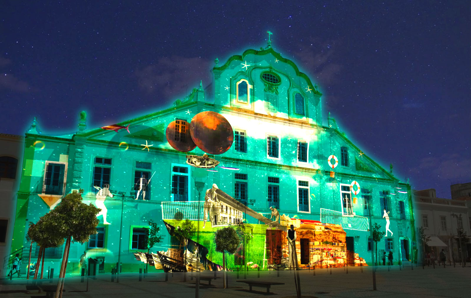 Sul Informação - Videomapping dá luz e cor à Igreja do Colégio em Portimão