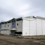 Sul Informação - Tempestade Félix levou parte do novo telhado do Pavilhão Municipal de Olhão [com fotos]