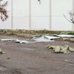 Sul Informação - Tempestade Félix levou parte do novo telhado do Pavilhão Municipal de Olhão [com fotos]