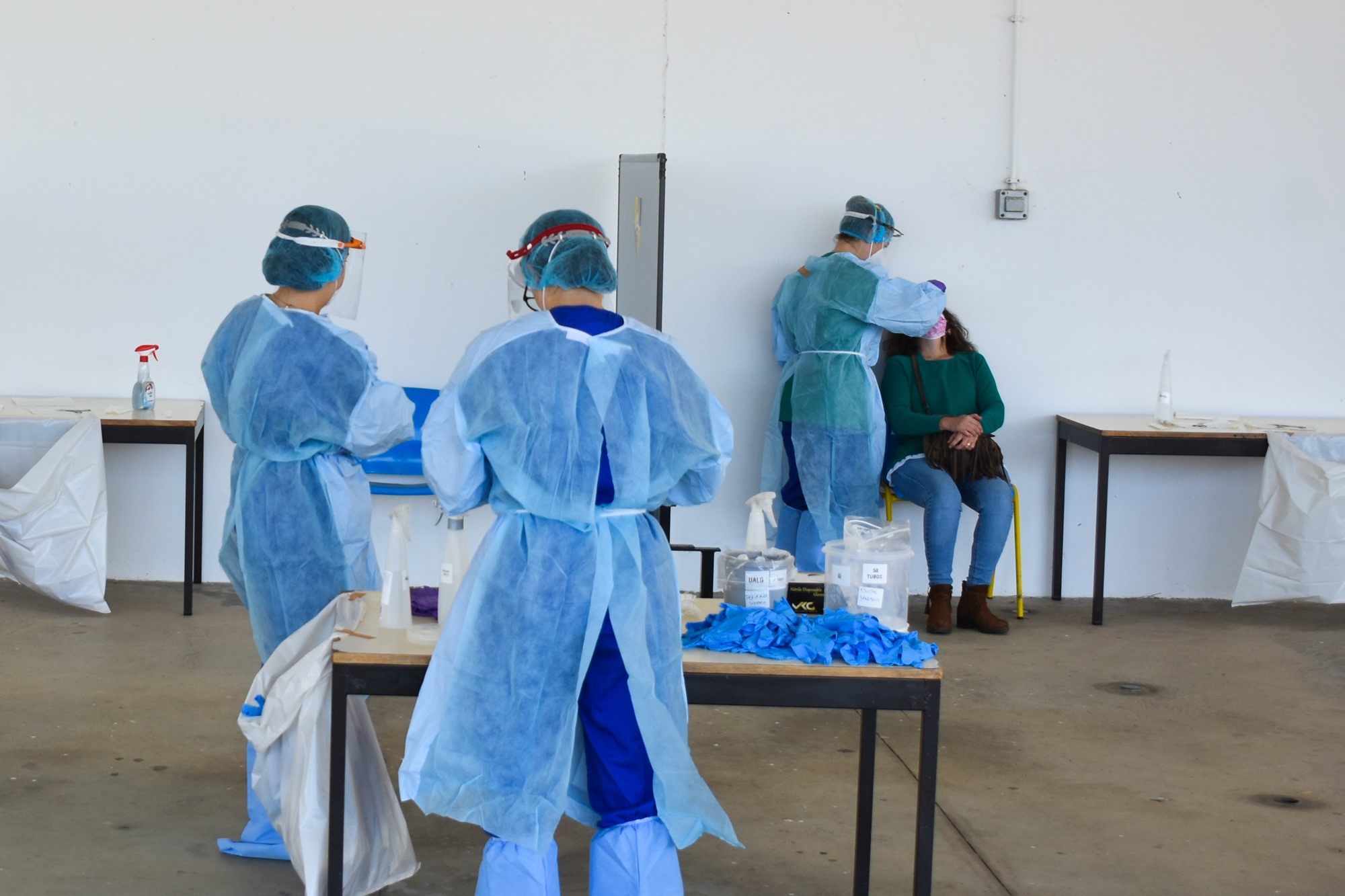 Sul Informação - Covid-19: Barrancos testou bombeiros, crianças e funcionárias da creche