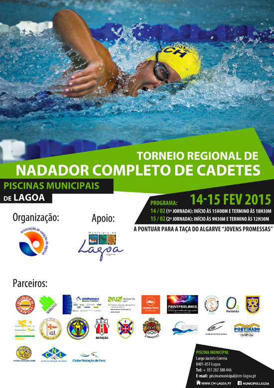 Sul Informação - Torneio Regional de Nadador Completo de Cadetes disputa-se nas Piscinas de Lagoa