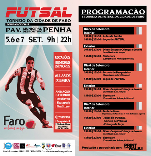 Sul Informação - Faro acolhe torneio de Futsal de angariação de fundos para os sem-abrigo