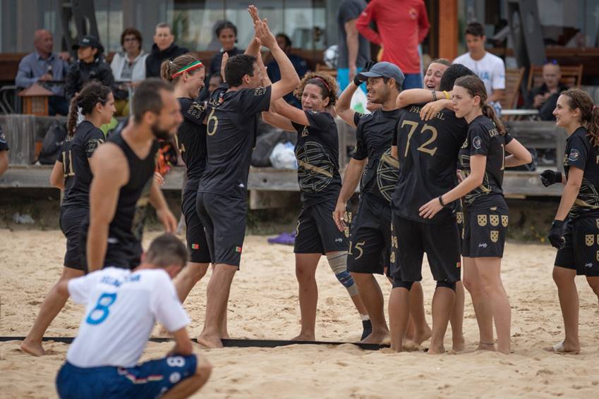 Sul Informação - Portugal conquista 4º lugar no Campeonato Europeu de Ultimate de Praia