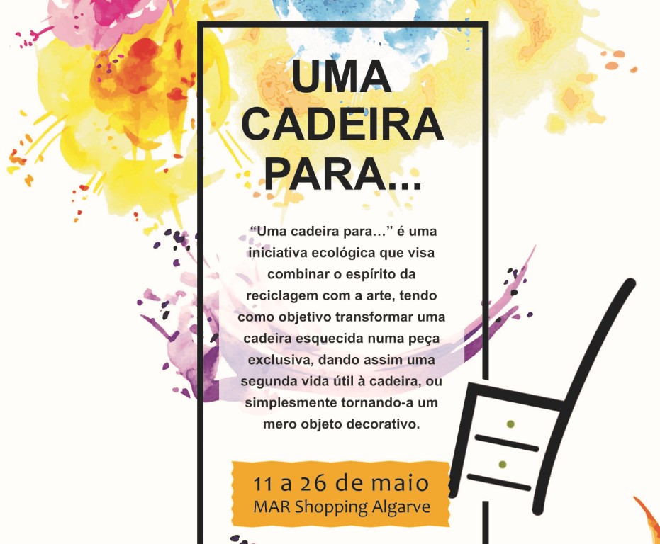 Sul Informação - Alunos de Quarteira expõem cadeiras e quadros no Mar Shopping