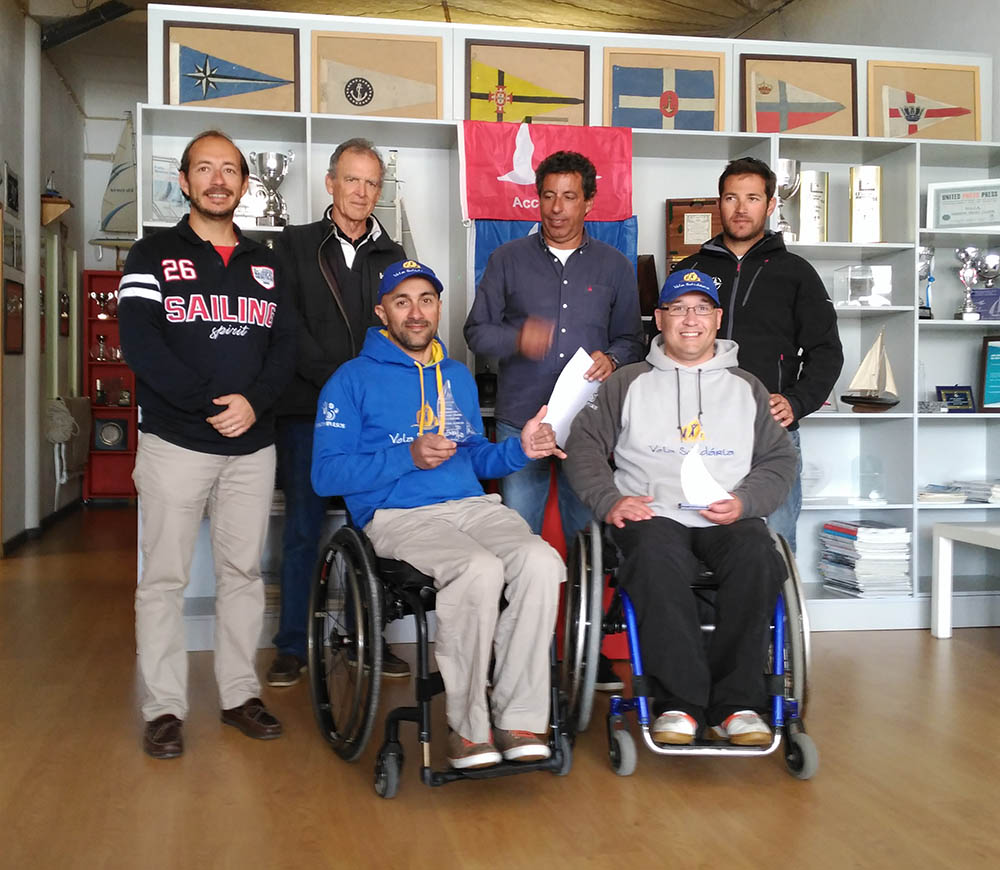 Sul Informação - Dupla da Vela Solidária no pódio da 1ª Prova de Apuramento Nacional de Vela Adaptada