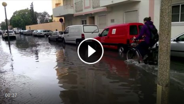 Sul Informação - Vídeo: Chuva forte causou inundações em Vila Real de Santo António