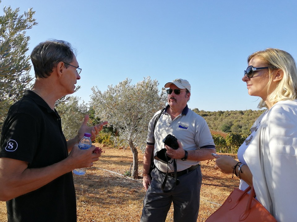 Sul Informação - Jornalistas estrangeiros especializados em vinho visitaram produtores algarvios