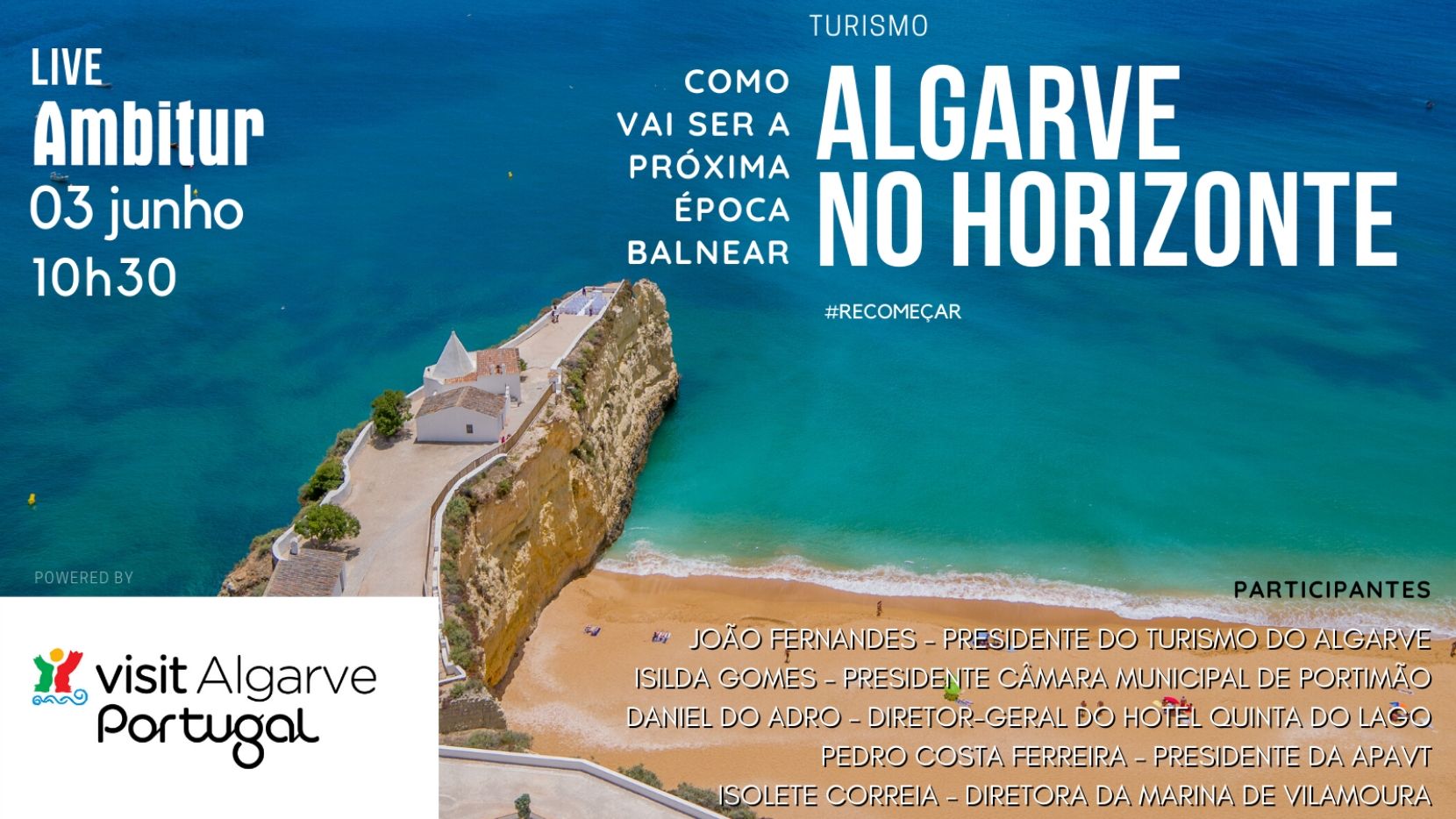 Sul Informação - Webinar debate “Algarve no Horizonte – Como vai ser a próxima época balnear”