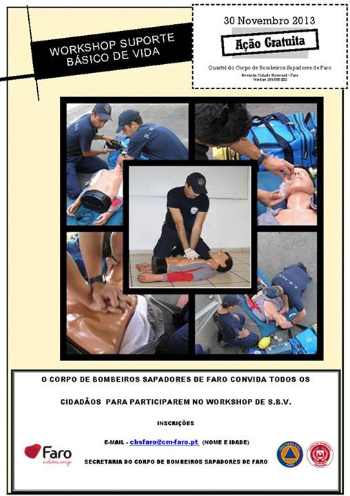 Sul Informação - Bombeiros de Faro ensinam «Suporte Básico de Vida» em workshops gratuitos