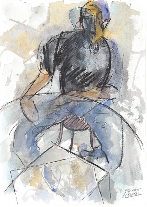 Sul Informação - Artista marroquino orienta workshop de desenho e aguarela na Casa da Cultura Islâmica em Silves