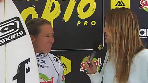 Sul Informação - Yolanda estreou-se como finalista no Sumol Porto Pro em surf