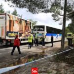 Sul Informação - Acidente entre autocarro e camião entre Portimão e Monchique faz um ferido (com fotos)