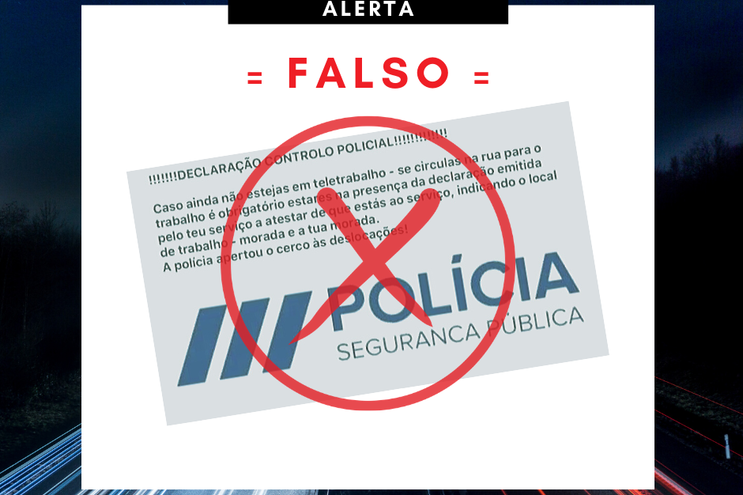Sul Informação - Covid-19: Declaração para poder andar na rua? PSP alerta que aviso é falso