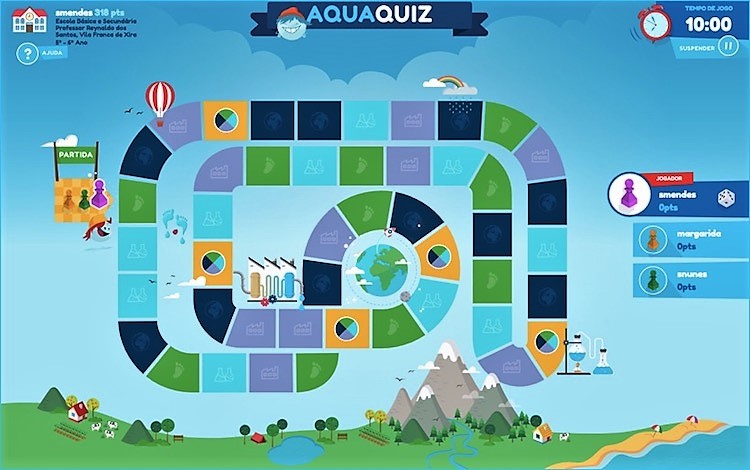Sul Informação - “Aquaquiz” alerta para questões ambientais de forma lúdica