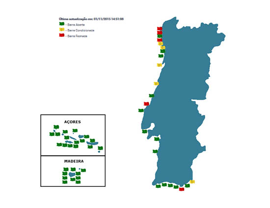 Sul Informação - Barra de Faro fechada e a de Vila Real condicionada devido à agitação marítima
