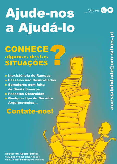 Sul Informação - Silves continua projeto para identificar obstáculos nas acessibilidades