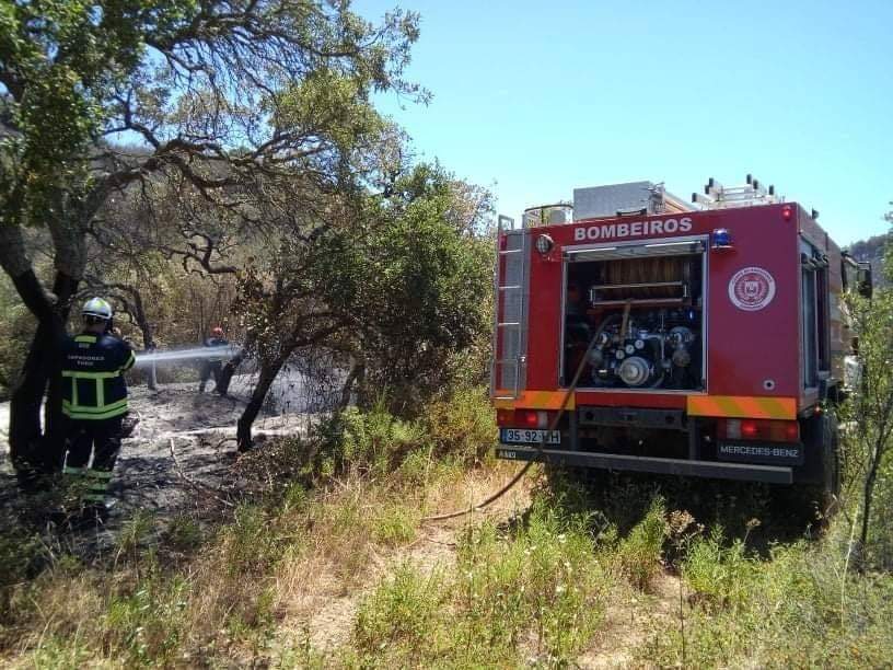Sul Informação - 30 bombeiros sapadores de Faro ajudaram a combater incêndio de Aljezur