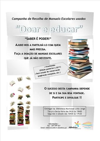 Sul Informação - Câmara de Albufeira promove campanha de recolha de manuais escolares usados