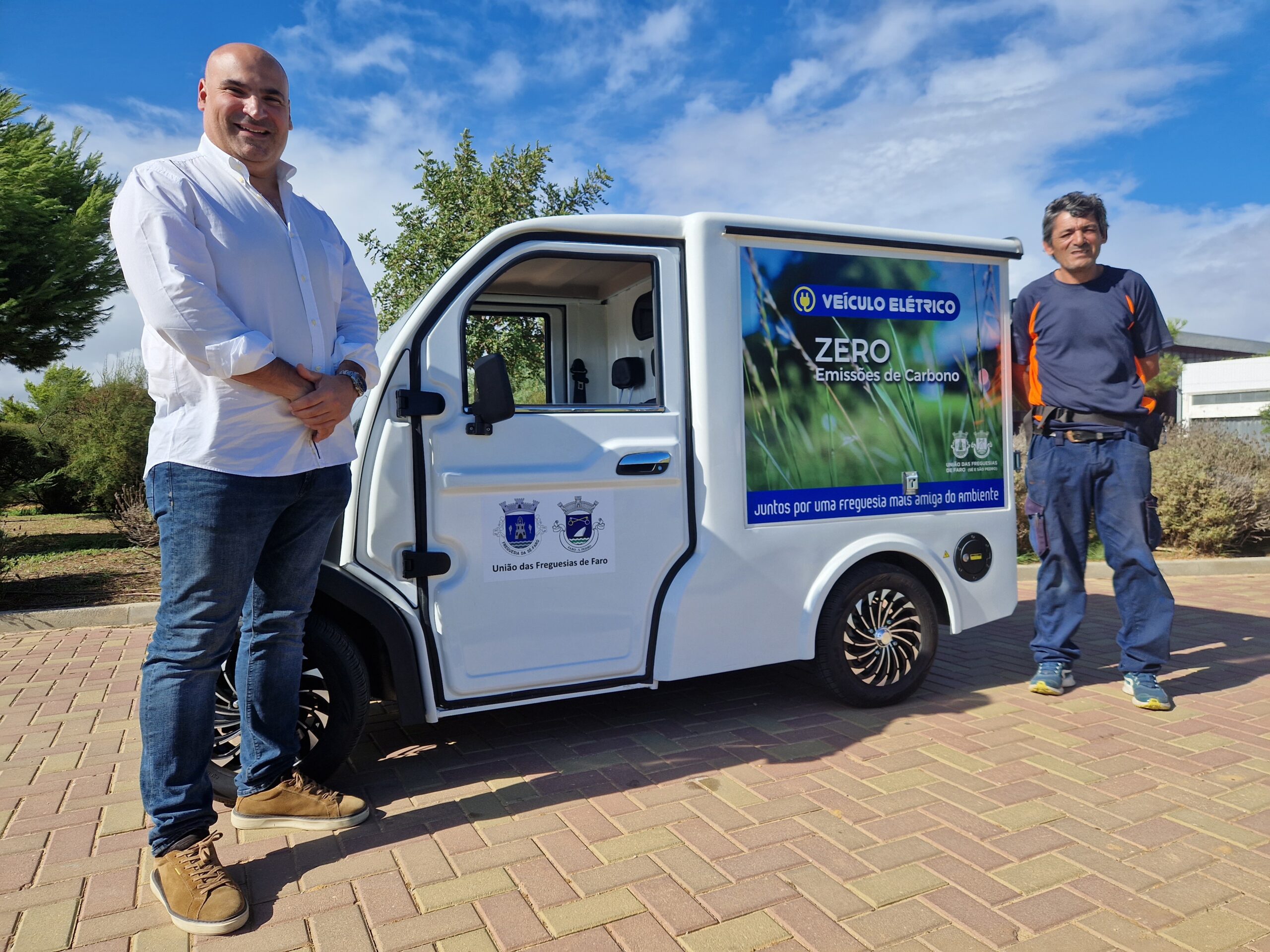 Sul Informação - União das Freguesias de Faro compra veículo elétrico para as equipas de jardins e espaços verdes